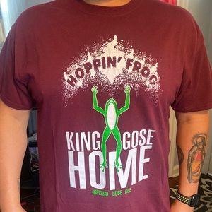Hoppin Frog Brewery Lebron Shirt. Size XL